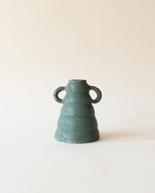 Spanish Brutalist Pottery Vase