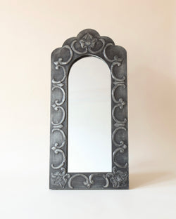 Metal Repoussé Wall Mirror