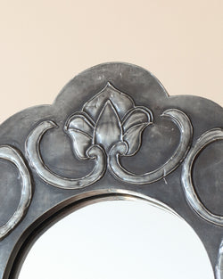 Metal Repoussé Wall Mirror